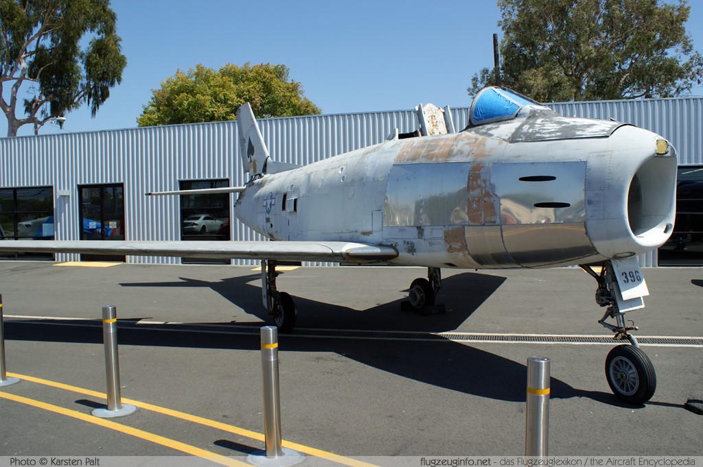 North American F-86    Museum of Flying Santa Monica, CA 2012-06-10 � Karsten Palt, ID 5853